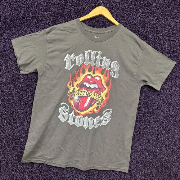 The Rolling Stones Tattoo You Album Hot Lips Band T-Shirt L - Picture 3 of 4